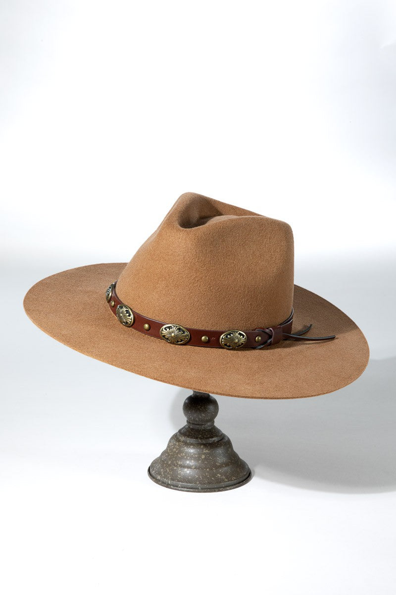 Western Concho Panama Hat