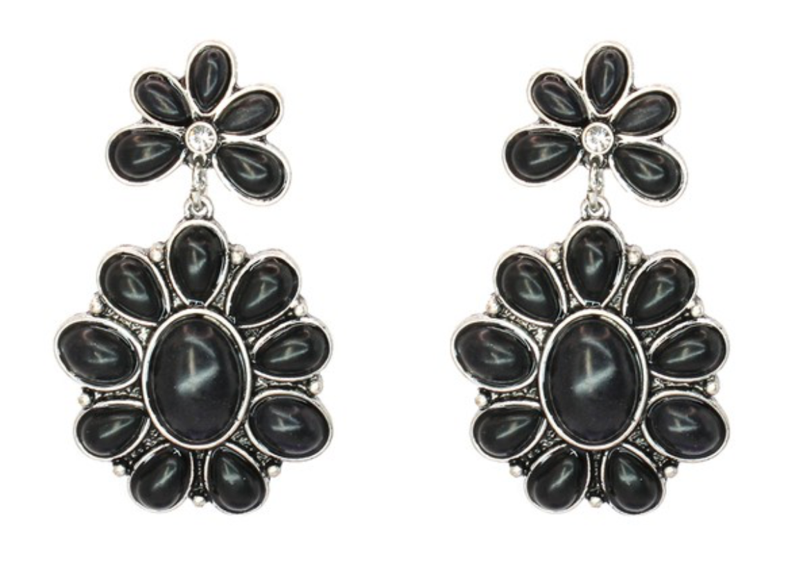 Metal Concho earring